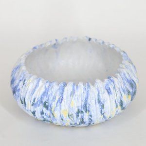 Hand painted planter dish